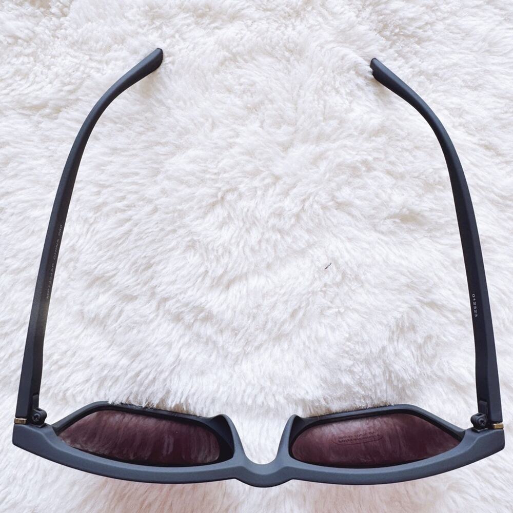 Otto Charcoal Angular Frame Sunglasses NWT - image 6